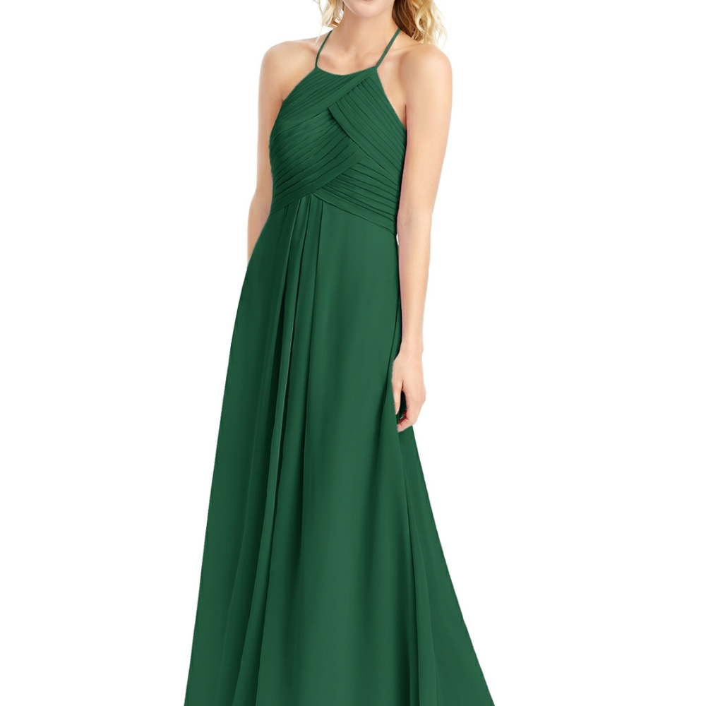 Dark Green Azazie Ginger Bridesmaid Dress